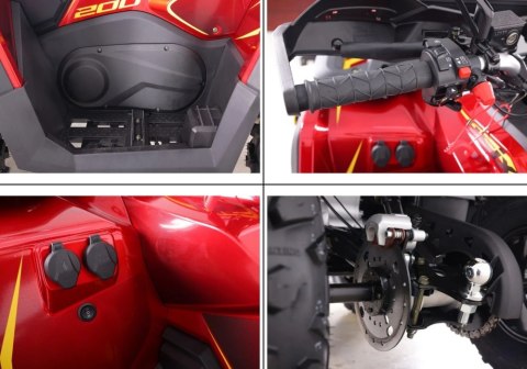 Quad ASIX TYTAN 200RR 4T szary