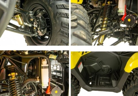 Quad ASIX GLADIATOR 200 4T T3B żółty - homologacja